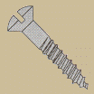 Wood Fastener, Oval Head, Slotted