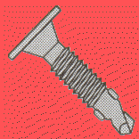 Framing Fasteners, Phillips Wafer Head Reamer with Wings, Self Drilling Point